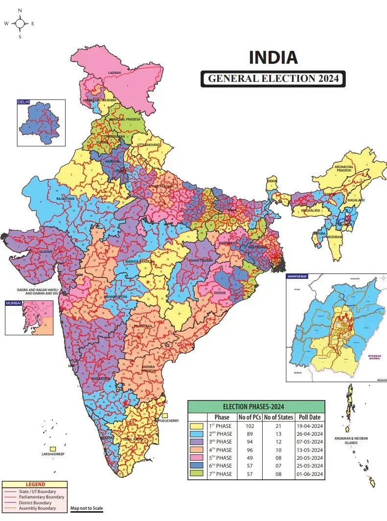 Lok Sabha Elections In India 2024 Schedule Jyoti Mariana